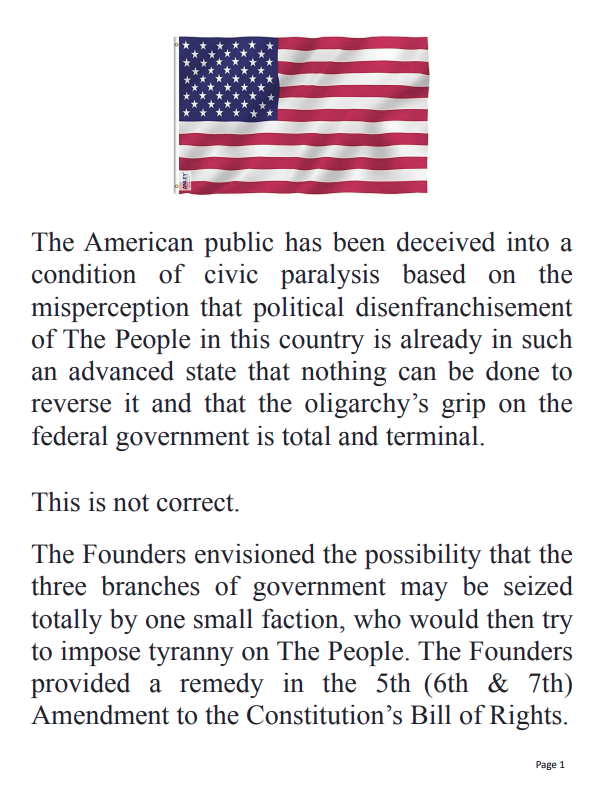 Exhibit 1: Civic Paralysis