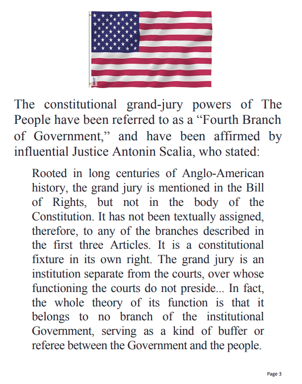 Exhibit 3: Constitutional Grand Jury Powers