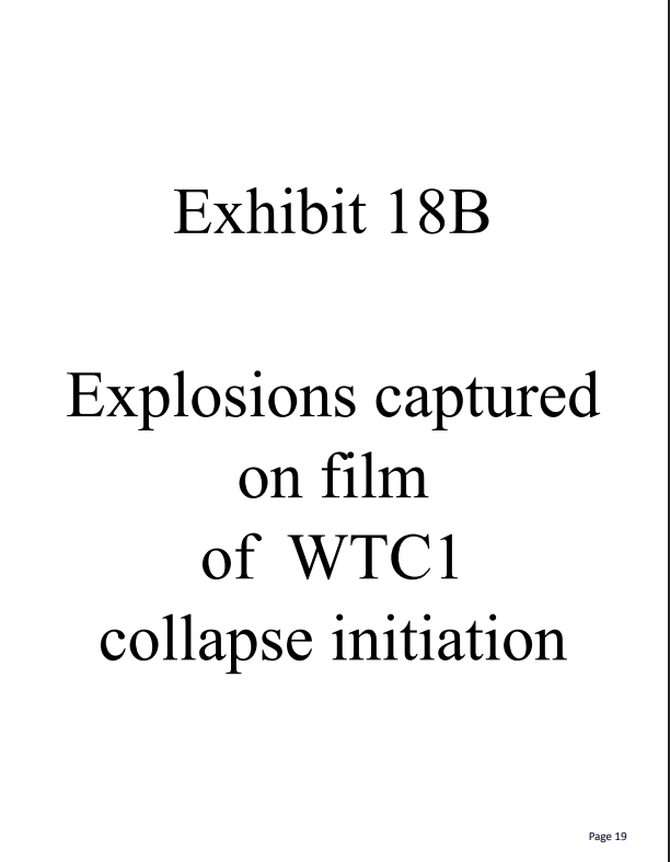 Exhibit 19: Collapse Initiation Explosions