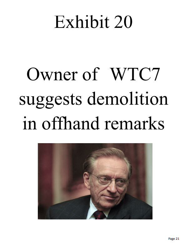 Exhibit 21: WTC 7 Owner's Demolition Remarks