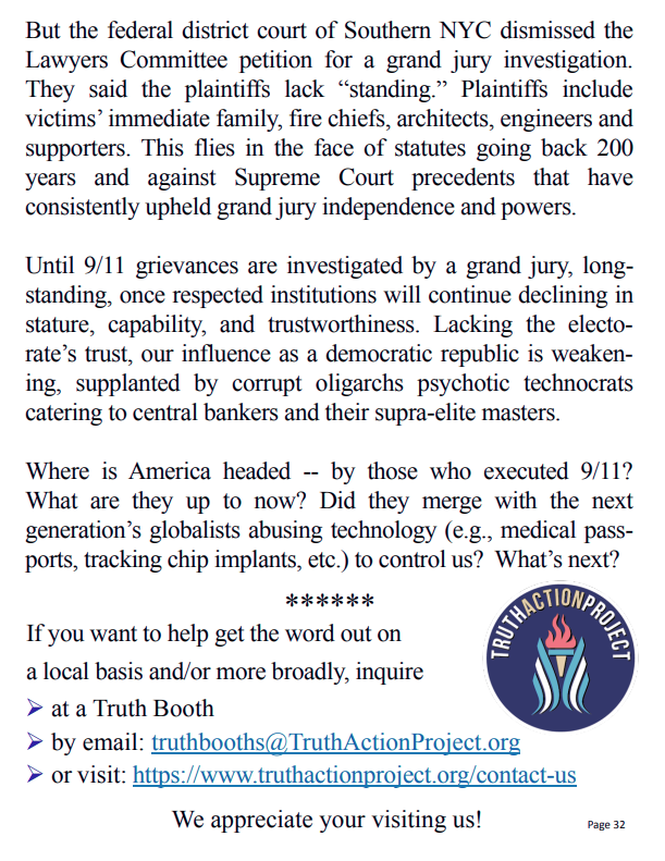 Exhibit 32: Future Concerns